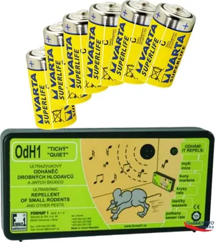 Odpuzovač zvířat Format 1 ODH1T plašič hlodavců s ultrazvukem + baterie