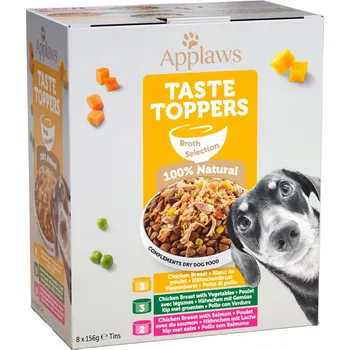 Krmivo pro psa Applaws konzerva Dog Taste Toppers Broth Multipack 8x156g