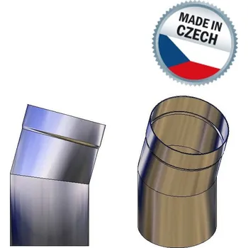 Kouřovod Koleno Ø 150 mm - 15°