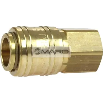 Příslušenství ke kompresoru Rychlospojka mosazná pro rozvody vzduchu s vnitřním závitem 1/4", 006-2200011