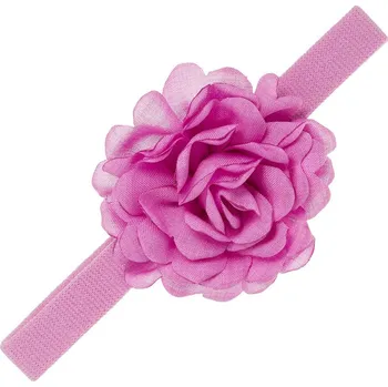 SIENA Dětská čelenka elastická tmavě růžová