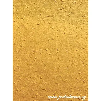 Umělecký papír Sapaimport Morušový ruční papír nelisovaný - matně žlutý Velikost: 23x32 cm