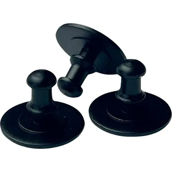 Příslušenství k chytrým hodinkám Zapínací cvoček pro Mi band kovový černý