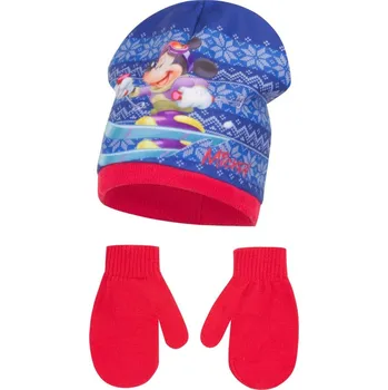 Čepice Chlapecká čepice Mickey červená 50