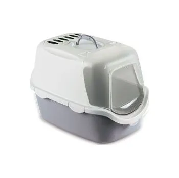 Toaleta pro kočku WC kočka CATHY EASYCLEAN kryté šedá Zolux