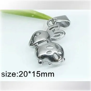 Přívěsek Králíček / zajíček z oceli - přívěsek