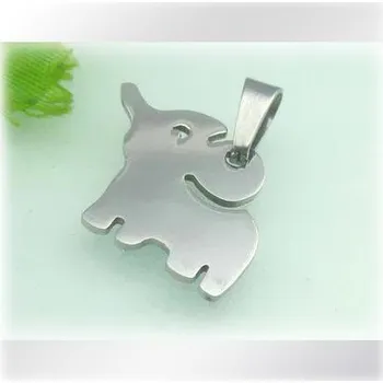 Přívěsek Silueta malého sloníka - ocelový přívěsek