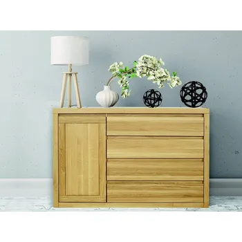 Šatní skříň Buková komoda Purus KD408 Barevné provedení: Buk-cherry