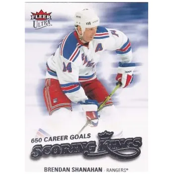 Sběratelská karetní hra insert karta BRENDAN SHANAHAN 08-09 Fleer Ultra Scoring Kings číslo SK17
