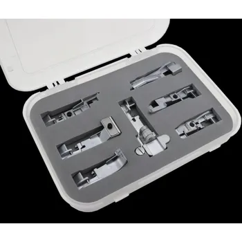 Příslušenství k šicímu stroji sada 7 patek pro overlock Singer, Pfaff
