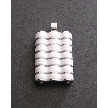 Přívěsek Vlnová abstrakce - ocelový přívěsek