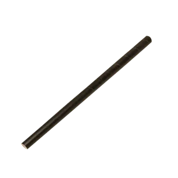 EcoPack Papírové brčko Jumbo 8/150 mm černé ideal pack® bal/100 ks Balení: 100