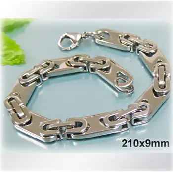 Řetízek 21 cm dlouhý ocelový náramek