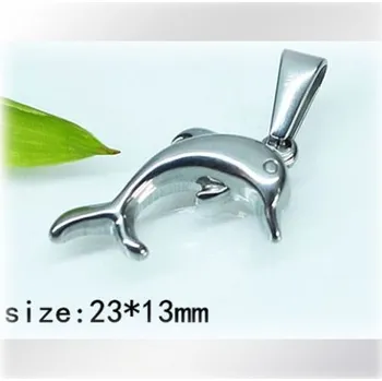 Přívěsek Delfín - 23x13mm - ocelový přívěsek