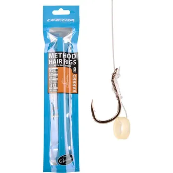 Rybářský háček Cresta Hotové návavce Method Rigs Band 0,20 mm 10 cm vel. 16 8 ks
