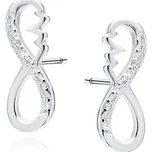 Olivie Náušnice TLUKOT SRDCE & NEKONEČNO 7252 Ag 925; ≤1 g.