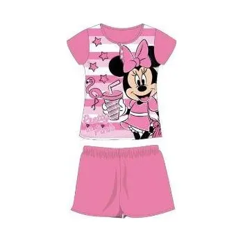 Dívčí pyžamo Minnie Mouse Dívčí letní PYŽAMO MINNIE, červené Velikost: 8