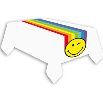 Party dekorace Smiley World dekorace na stůl papírová 40 cm x 180 cm Amscan 9906566