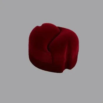 Dárková krabička Sametová krabička na šperky - zajímavý tvar