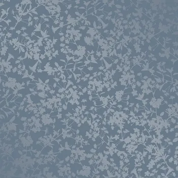 Tapeta Modrá vliesová tapeta na zeď, Květy, M52401, Adéle, Ugépa