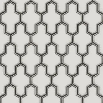 Tapeta Luxusní vliesová tapeta na zeď, bílá, geometrický vzor, WF121024, Best Sellers, ID Design