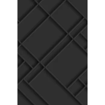 Tapeta Vliesová fototapeta na zeď 3d černý panel 158937, 200x300cm, Black & White, Esta