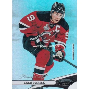 Karetní hra paralel karta ZACH PARISE 12-13 Certified Mirror Hot Box číslo 64