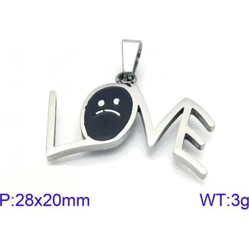 Přívěsek Nápis LOVE - ocelový přívěsek