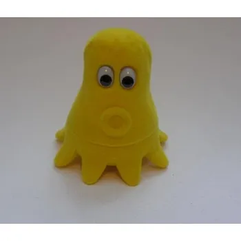 Dárková krabička Sametová krabička na šperky - chobotnice žlutá