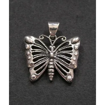 Přívěsek Motýlek s tykadly - stříbrný přívěsek