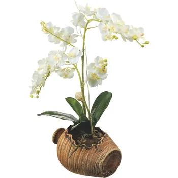 Samolepka / samolepící dekorace na zeď SM 3430, Orchidej v nádobě, AG Design
