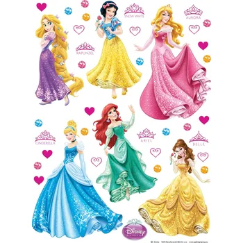 Dětská samolepka na zeď DK 1760, Disney, Princezny, AG Design