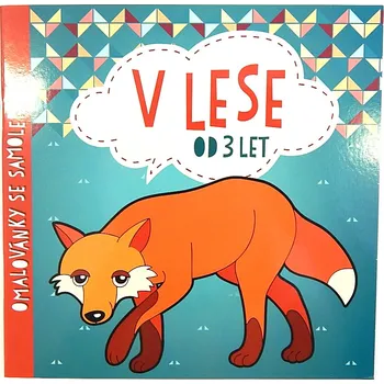 omalovánky Omalovánky se samolepkami, v lese od 3 let