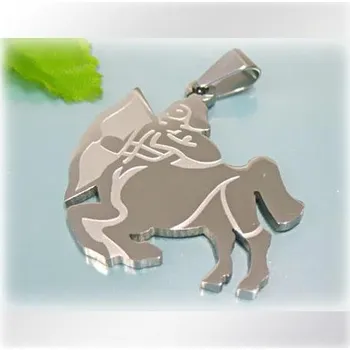 Přívěsek Střelec - varianta 2 - ocelový přívěsek