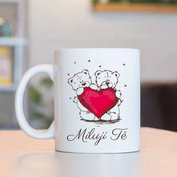Hrnek Valentýn 04 - Miluji Tě - Medvídci