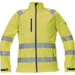ČERVA Bunda SHELDON, softshellová, reflexní, HV žlutá 0301069370007 4XL Žlutá fluorescent