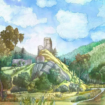 Fototapeta Vliesová obrazová tapeta Hrad, 280x280cm, Imaginum, Vavex