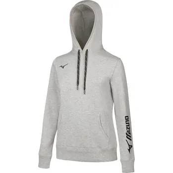 Dámská mikina Dámská mikina Mizuno Ter Hoodie W/Grey Melange Velikost: XXL