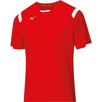 Pánské tričko Pánské sportovní tričko Mizuno Premium Handball Shirt M / Red Velikost: 3XL