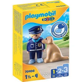 Stavebnice Playmobil Playmobil 70408 Policista se psem