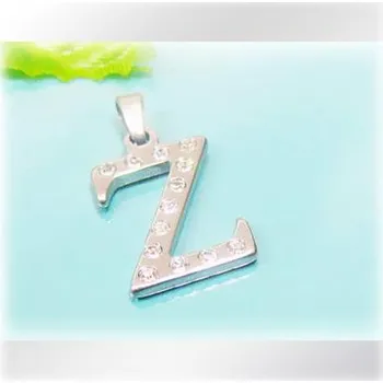 Přívěsek Zdobený ocelový přívěsek - písmeno Z