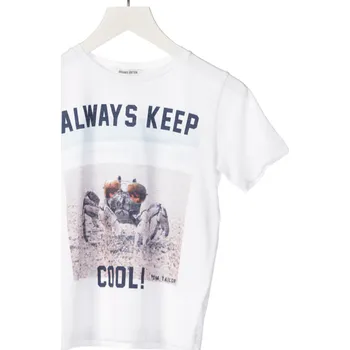 Dívčí tričko Tom Tailor dětské tričko 1030454-20000 Velikost: 92/98 Organická bavlna