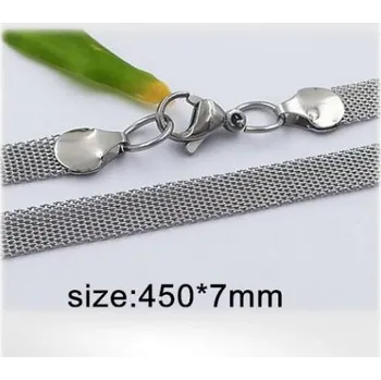 Řetízek Ocelový náhrdelník - Hmotnost: 11 g, 450*7mm