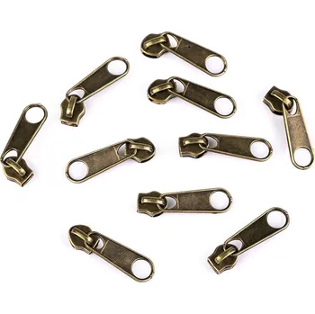 Zip 070272, Jezdec ke spirál. zipům, MOSAZ, 3 mm