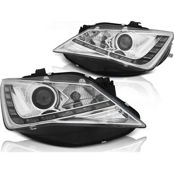 Přední světlomet Tuning Tec Přední světla,SEAT SEAT IBIZA 6J 12- TRU DRL chromové