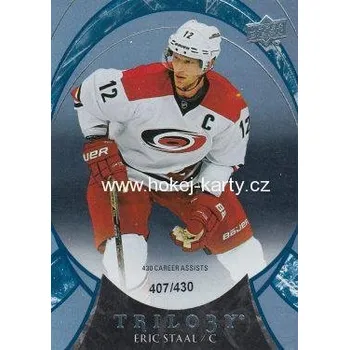 Karetní hra paralel karta ERIC STAAL 15-16 Trilogy Rainbow Blue /430