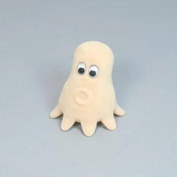 Dárková krabička Sametová krabička na šperky - chobotnice krémová