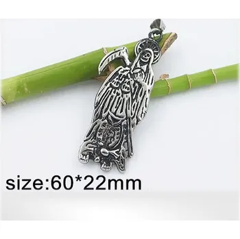 Přívěsek Smrt / smrtka - ocelový přívěsek - 60x22mm (Smrt - přívěsek z oceli - 60x22mm)