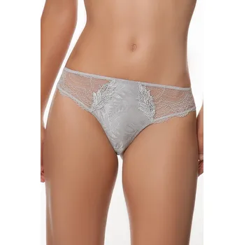 Souprava dámského spodního prádla Tanga LISE CHARMEL (ACC0041-10), Velikost 40, Barva šedá