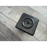 SEZ Starý bakelitový páčkový vypínač spínač pod omítku černý / bílý Varianta: B